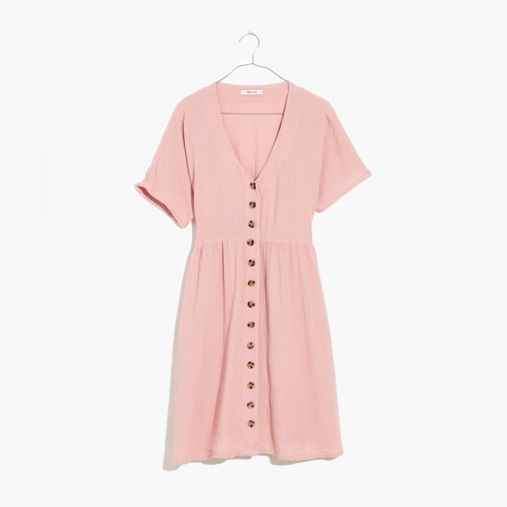 Madewell Gauze Button Up Dress Small NWT